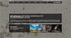 Desktop Screenshot of of-stone.de