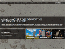 Tablet Screenshot of of-stone.de